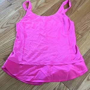 Lululemon Run Pink Mod Moves Singlet Tank Top